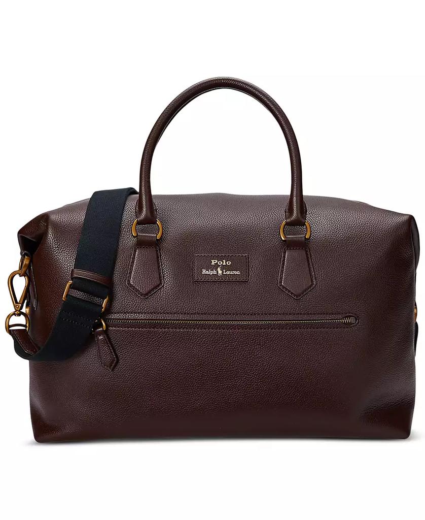 Ralph Lauren Men's Pebbled Leather Duffel