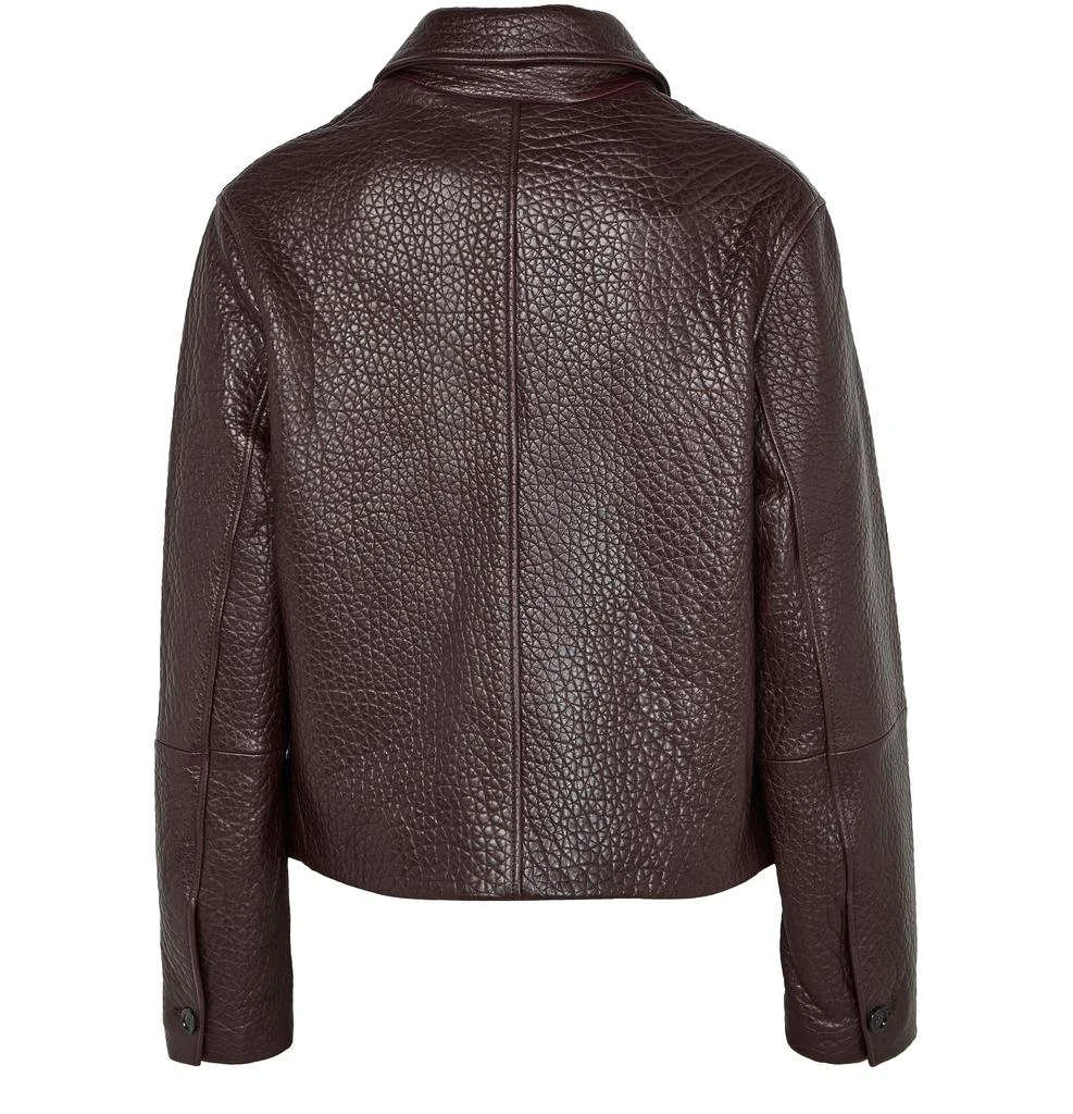 AMI Buttoned leather jacket 3