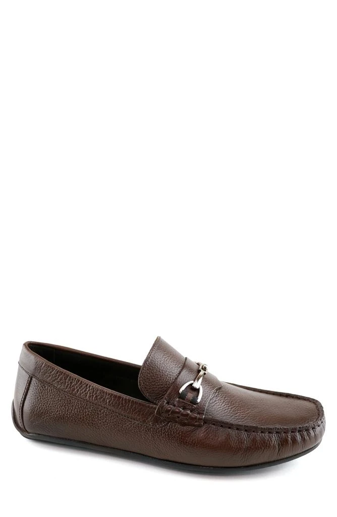 Marc Joseph NY Liberty Ave. Loafer Driving Shoe, Blue Grainy Leather, Sz 9, New Shop Liberty Ave Loafer Driving Shoe on Sale at BeyondStyle  main image 2