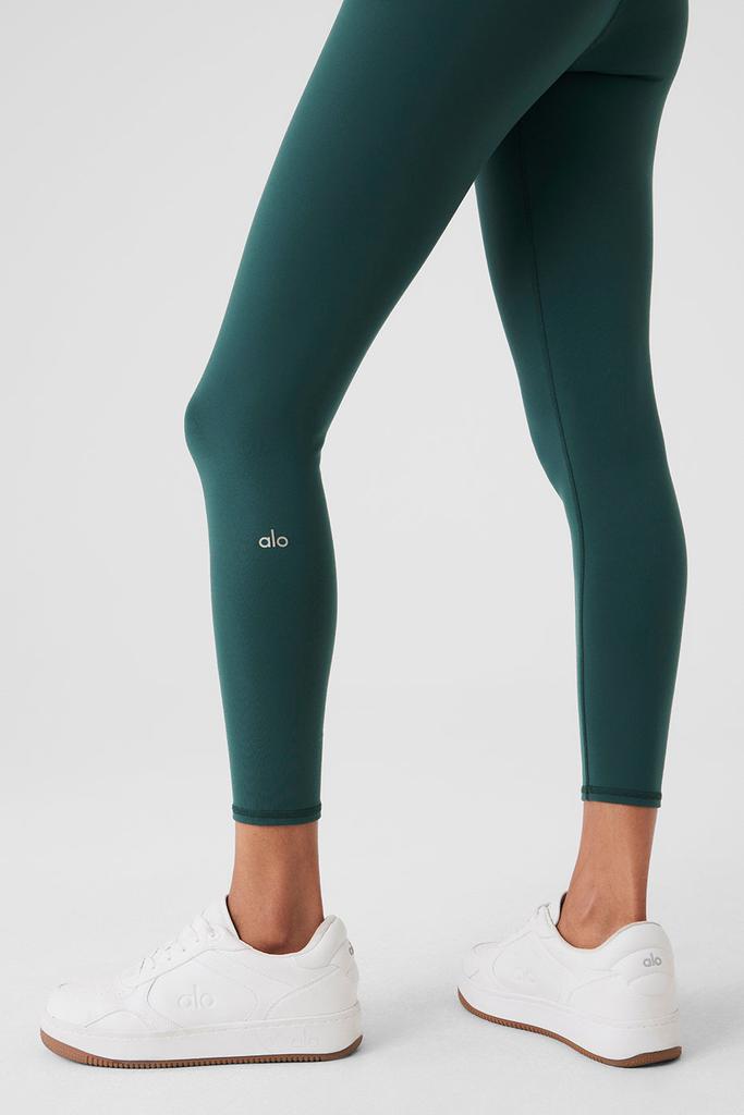 Alo 7/8 High-Waist Airbrush Legging - Midnight Green - Pants