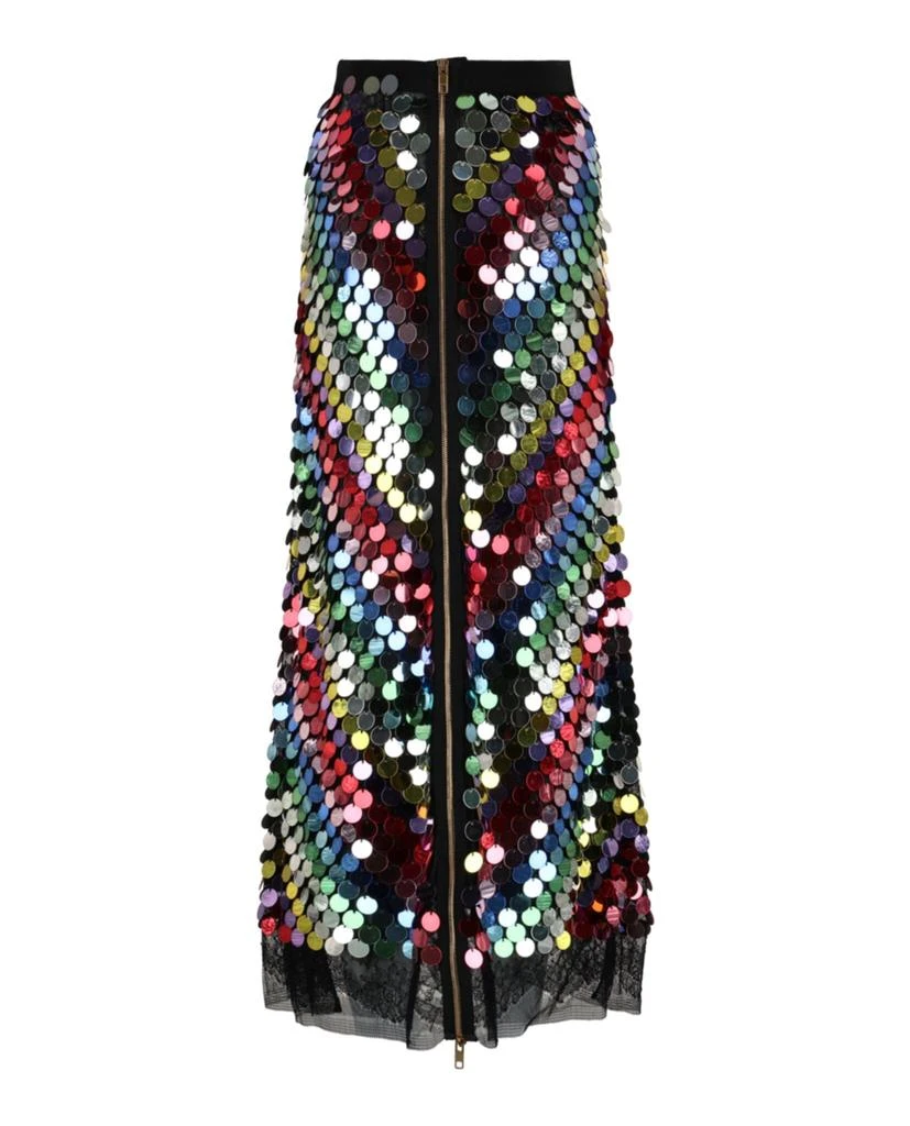 Gucci Sequin Embroidered Midi Skirt 2