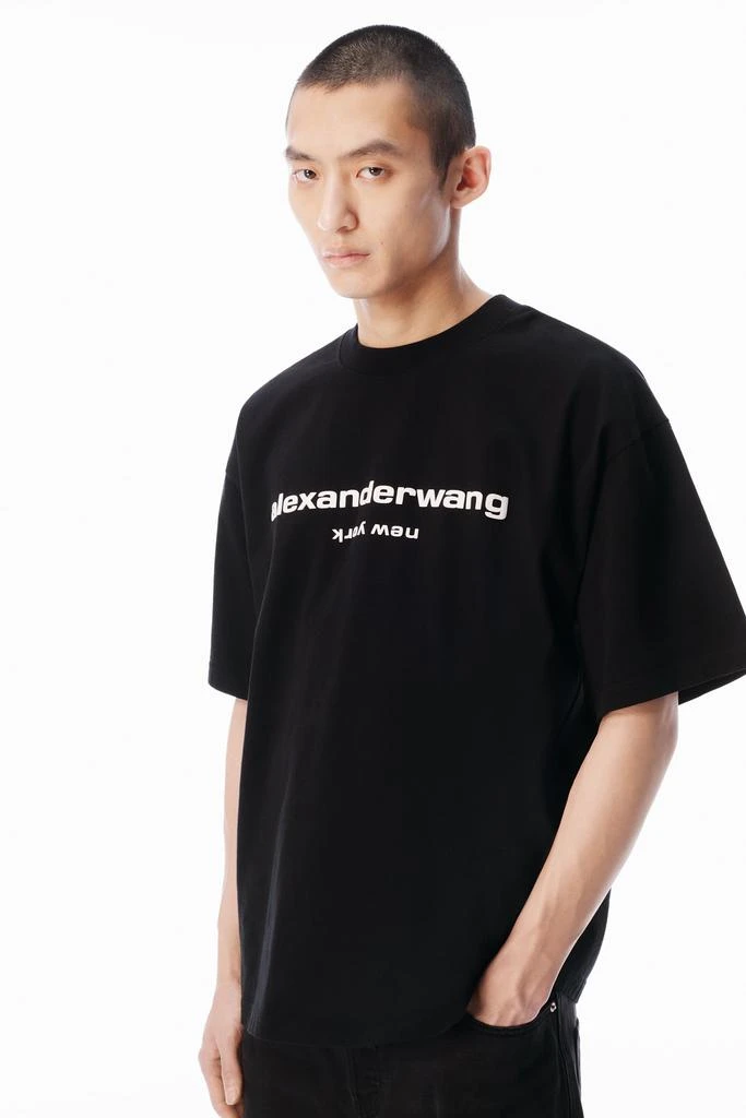 Alexander Wang Puff Logo Oversized Tee