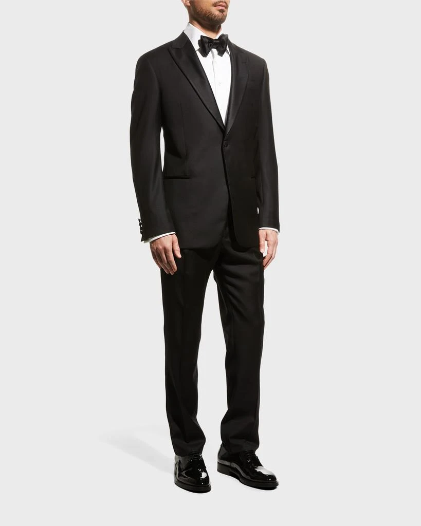Emporio Armani Men's Solid Peak-Lapel Tuxedo 2