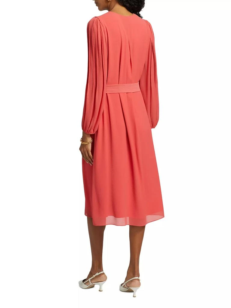 Kobi Halperin Tatum Tie-Waist Pleated Midi-Dress 5