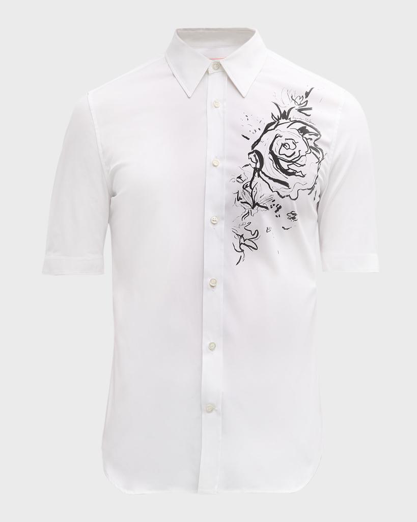Men's Wax Floral-Print Dress Shirt – On Sale Now with Up to