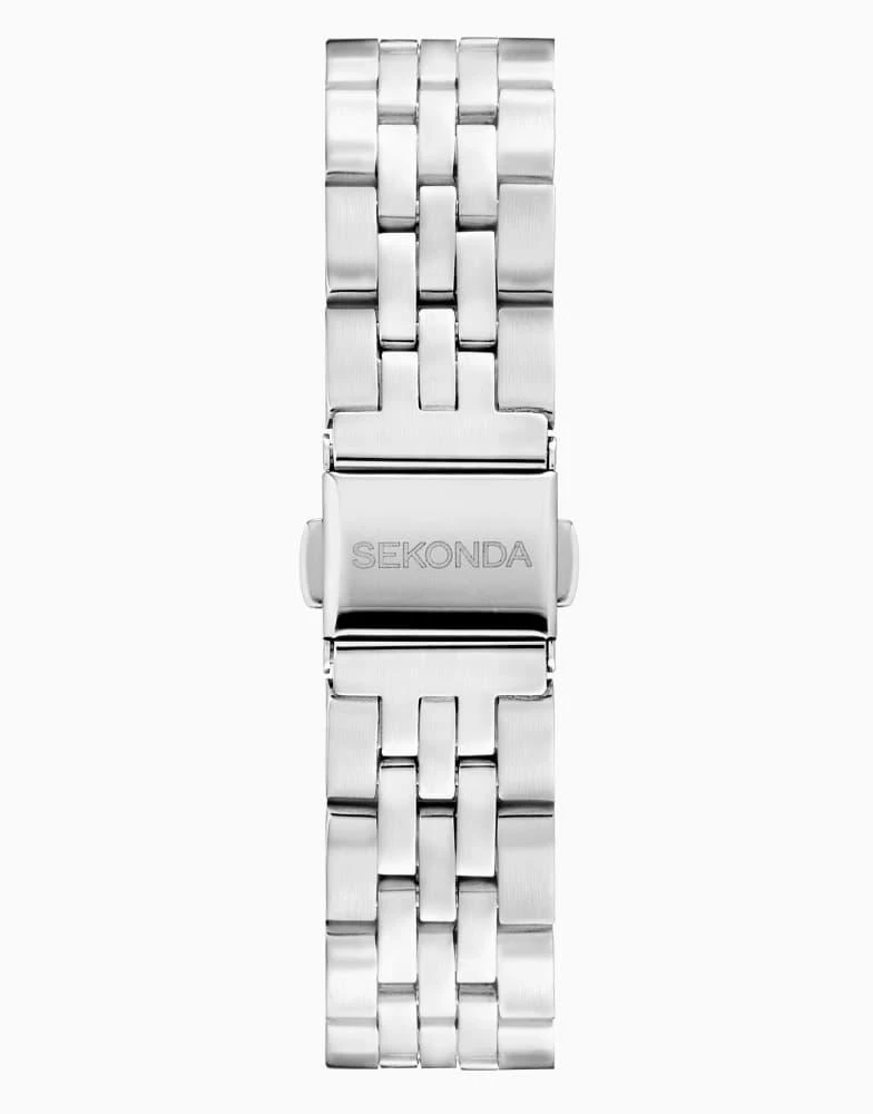 Sekonda Sekonda track 26mm rectangular grey watch in silver - SILVER 2