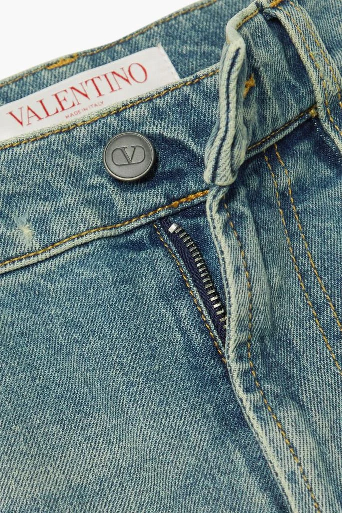 Valentino High-rise straight-leg jeans 4