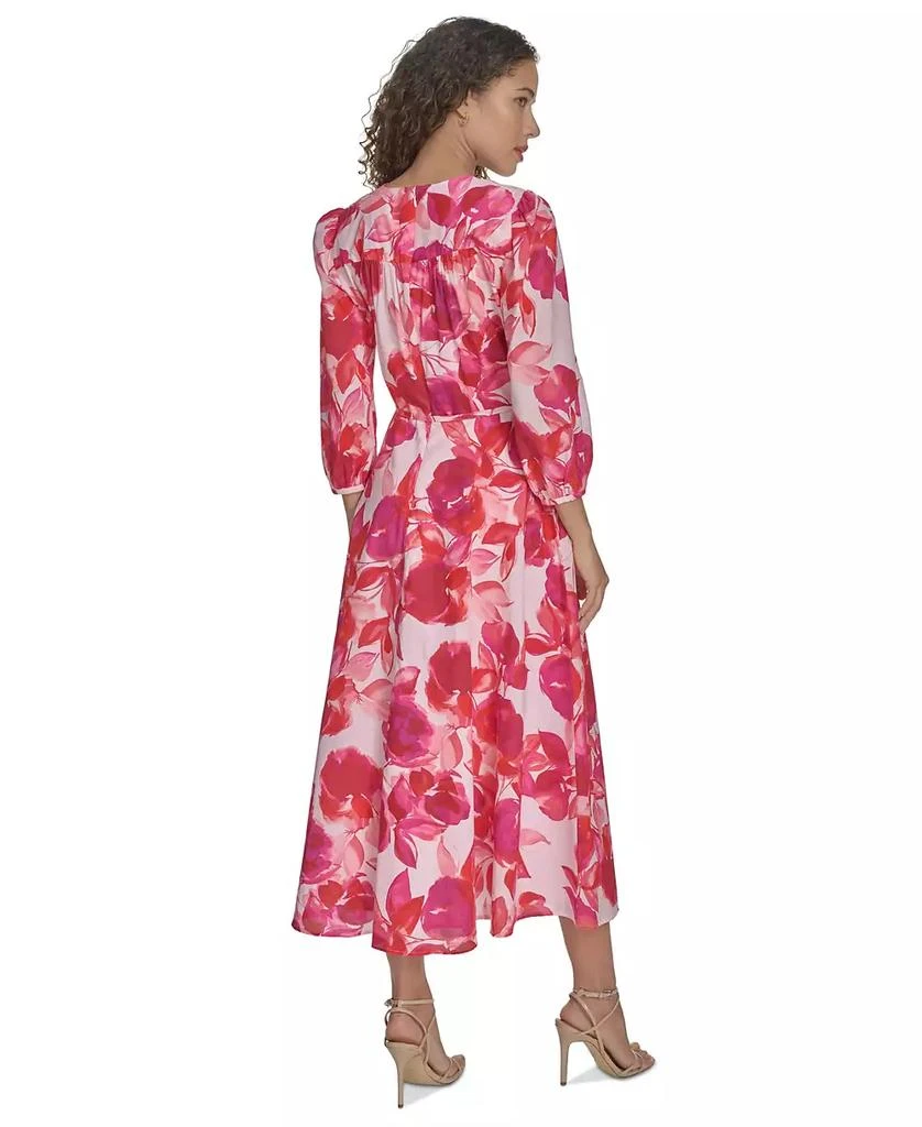 Calvin Klein Women's Floral-Print Cotton Midi Dresses 5