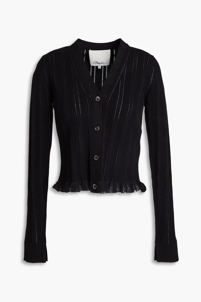 3.1 Phillip Lim Ribbed cotton-blend cardigan 1