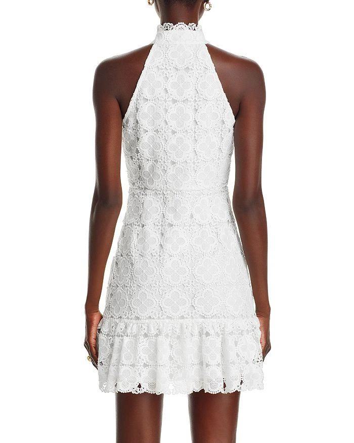 AQUA Lace Mini Shirt Dress - Exclusive 4