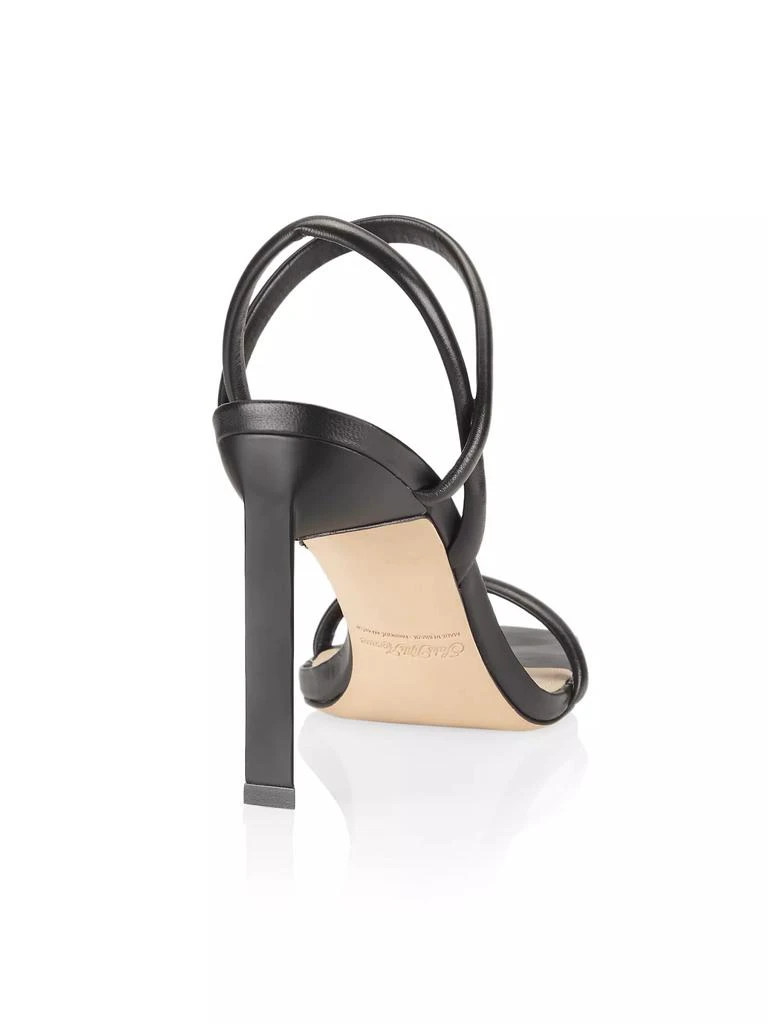 Saks Fifth Avenue COLLECTION Strappy Leather Heels 3