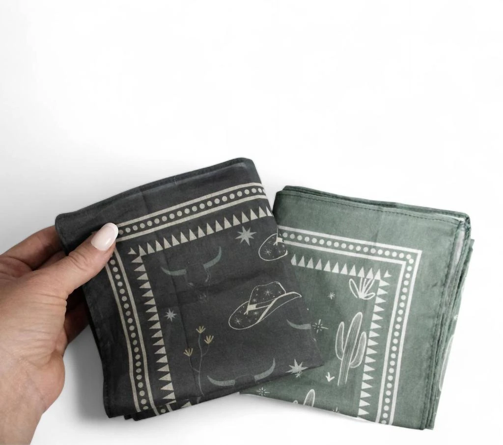 The Care Collective Western Print Bandana 2