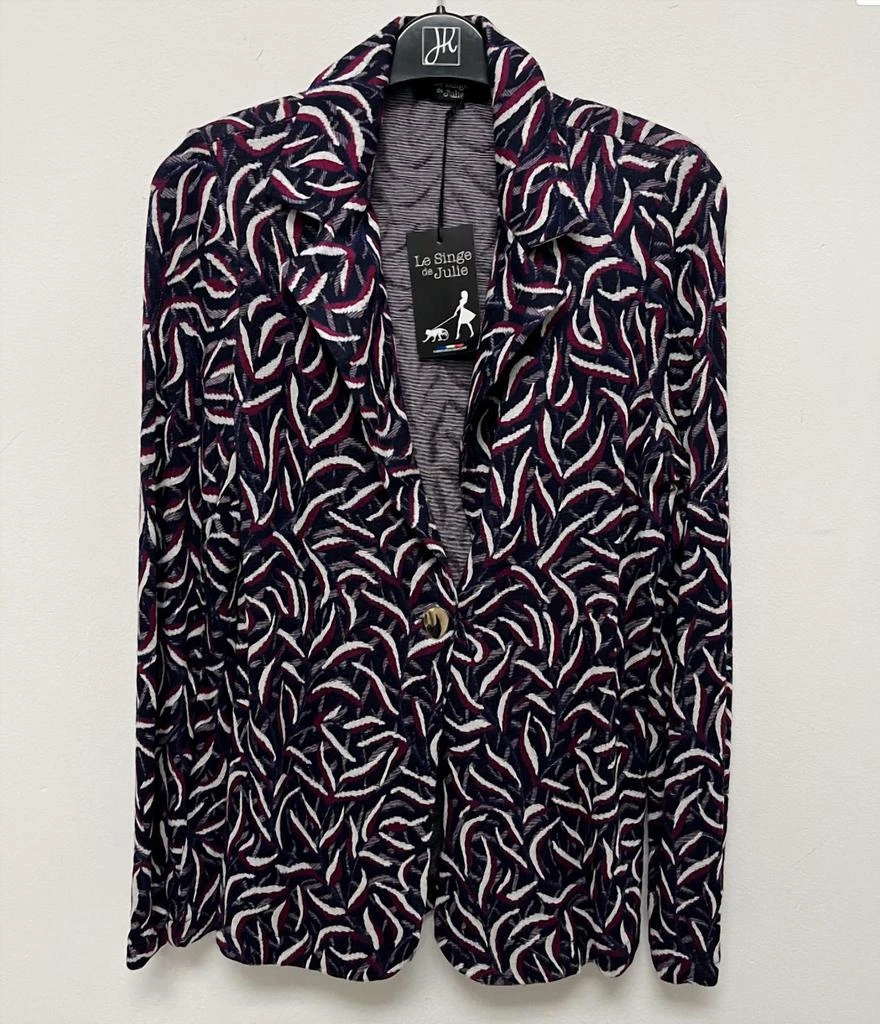 Le Singe de Julie Le Singe De Julie - Women's Printed Single Button Blazer