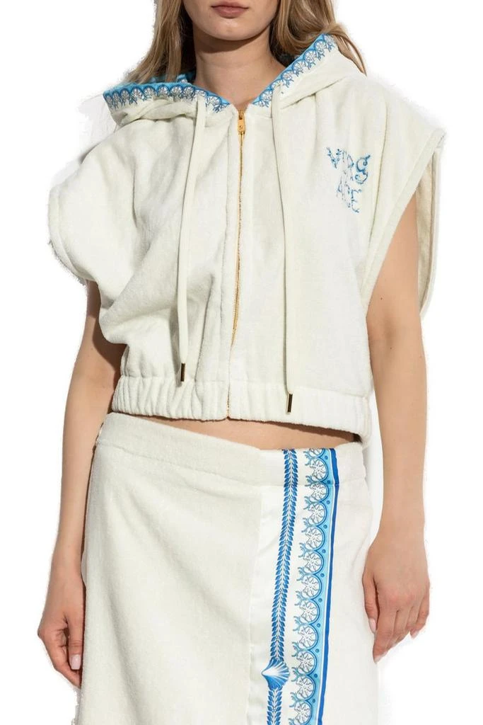 Versace Versace Hooded Zipped Gilet 2