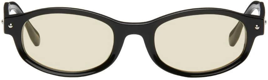 BONNIE CLYDE SSENSE Exclusive Black Roller Coaster Sunglasses 1