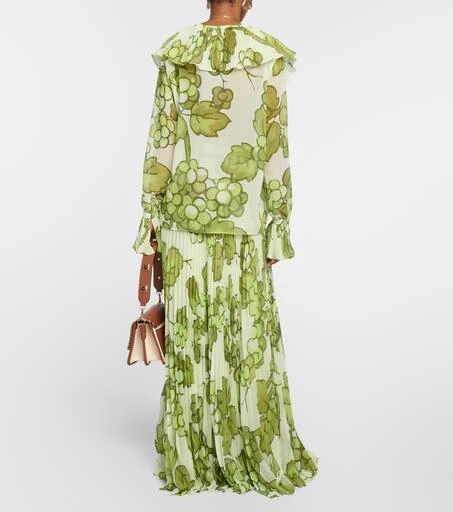 ETRO Printed ruffle-embellished top 3