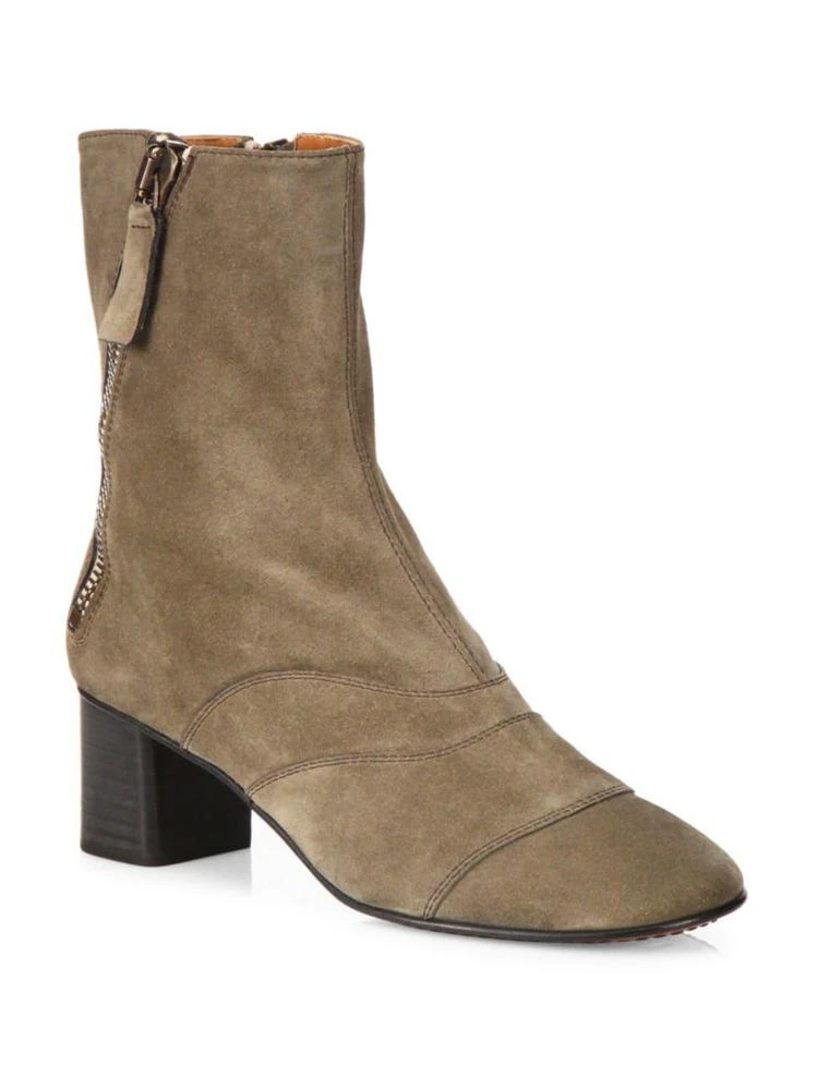 Chloé Lexie Suede Block Heel Boots 1