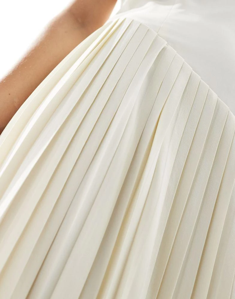 find me now asymmetrical drop waist dress Moraya Dropped Waist Maxi Dress | Ivory | Dresses main image 1
