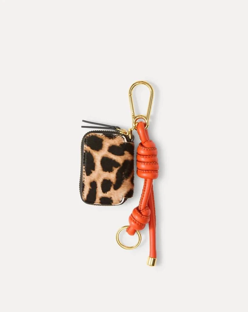 VERONICA BEARD Veronica Beard - Leopard Zip Pouch Bag Charm