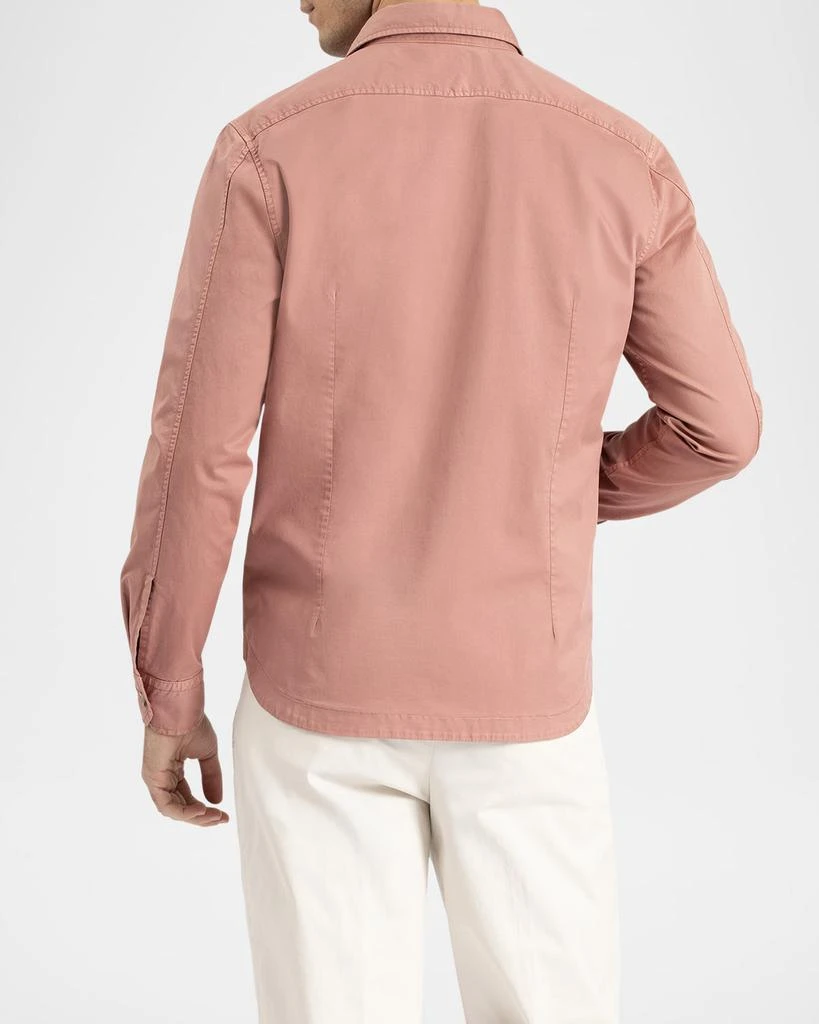 BOGLIOLI Men's Waxy Textured Overshirt 3