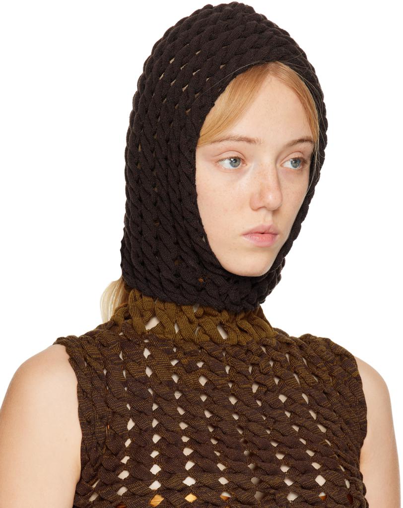 Isa Boulder SSENSE Exclusive Brown Balaclava