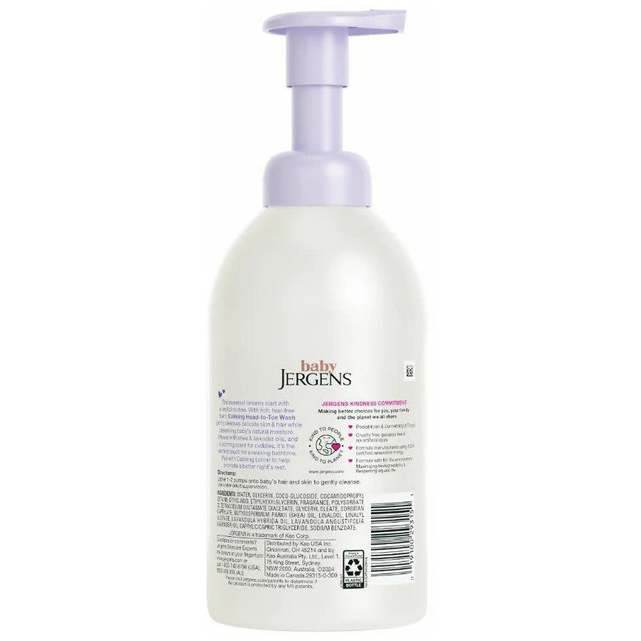 Jergens Baby Calming Head to Toe Wash Lavender 2