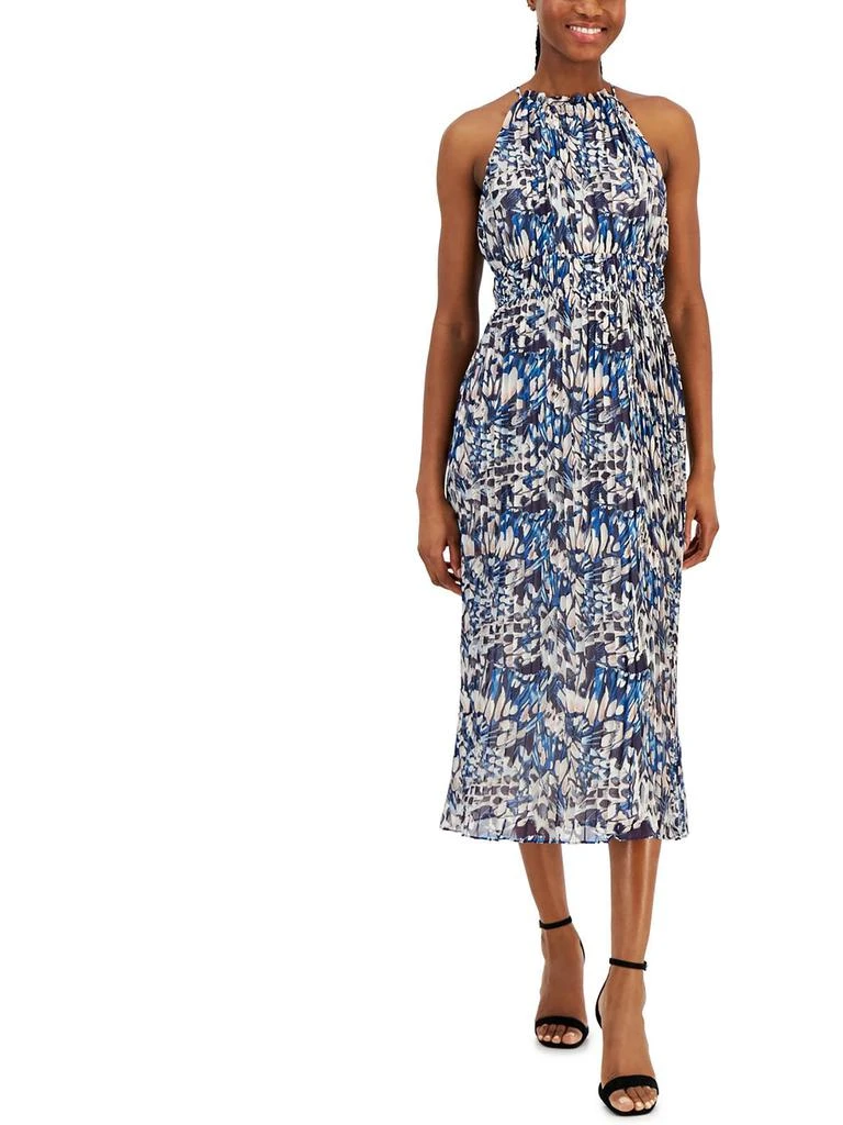 Anne Klein Womens Daytime Hi-Low Halter Dress 1