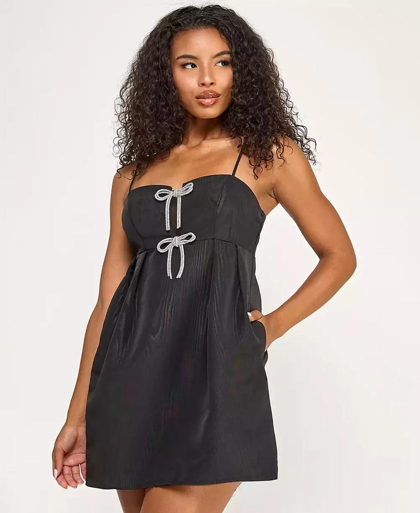 bodycon babydoll dress Rochelle Black Bodycon Sleeveless Midi Dress main image 0