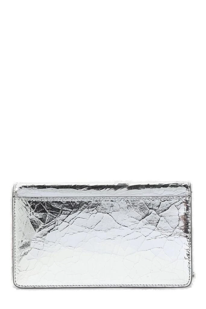 MAISON MARGIELA Maison Margiela Textured Foldover Chain Wallet 2