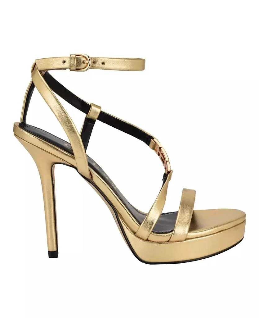 GUESS Women's Lucier Strappy Platform Heel Dress Sandals 2