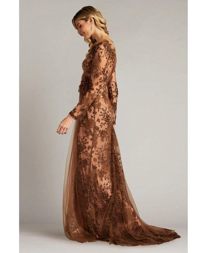 tadashi brown dress Tadashi Shoji BSJ24030L