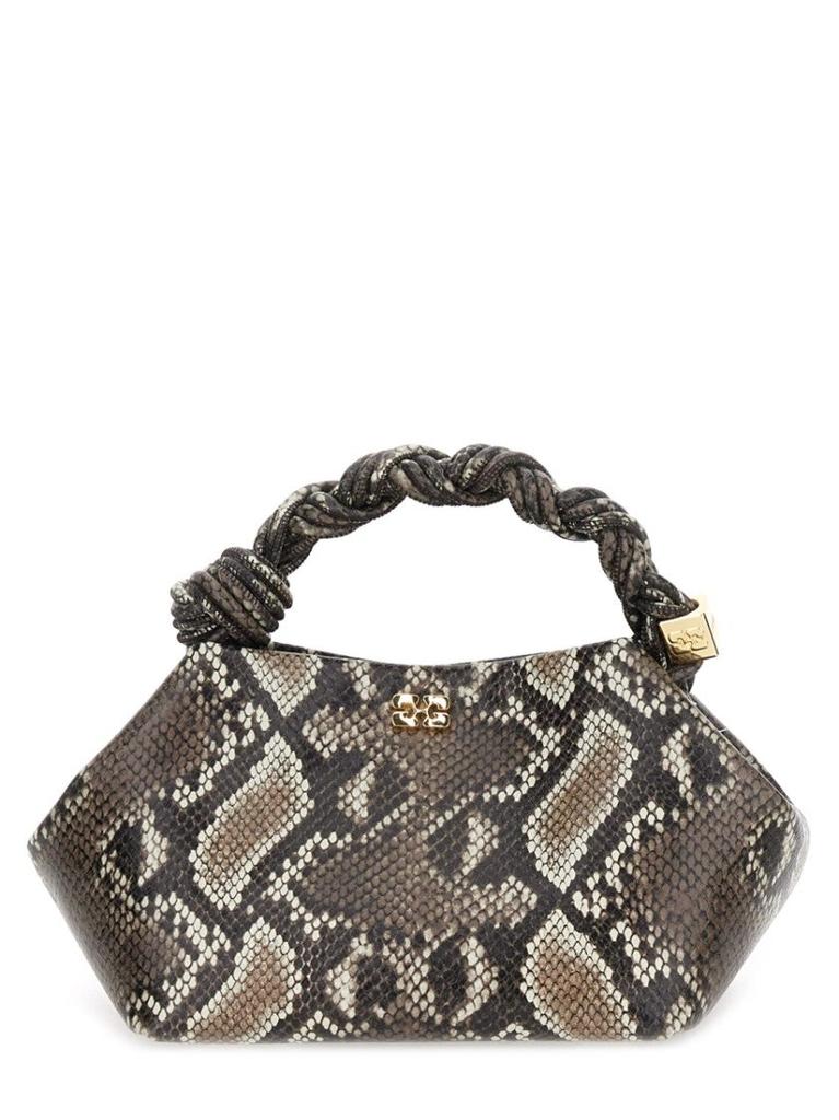 【関税＆送料込み】Ganni Bags Ganni Ganni Logo Buckled Small Shoulder Bag - Shoulder Bags