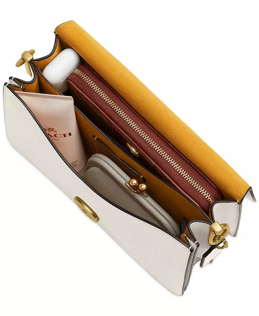 Coach Chain Tabby Medium Leather Shoulder Bag 6