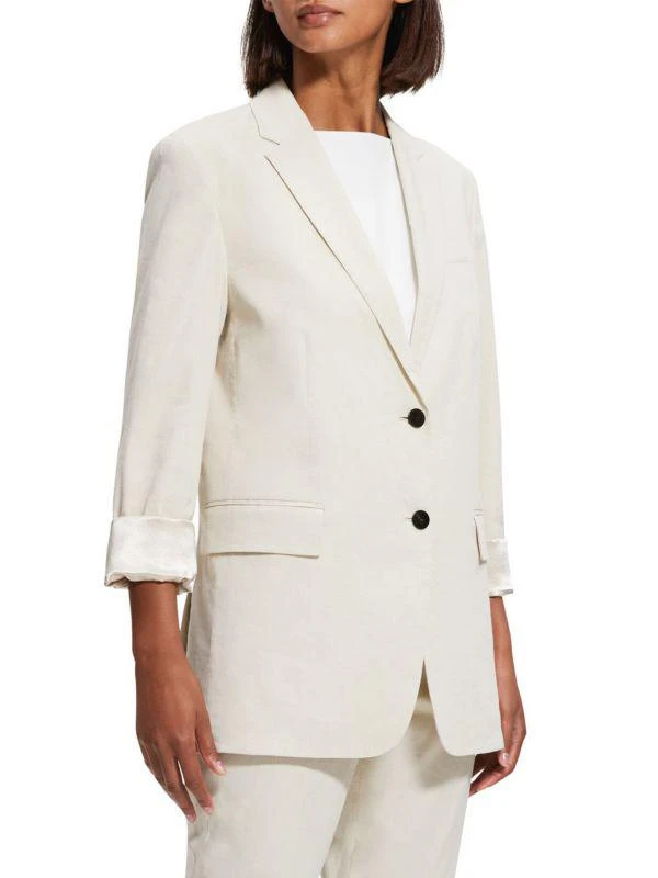 Theory Linen Boyfriend Jacket 3