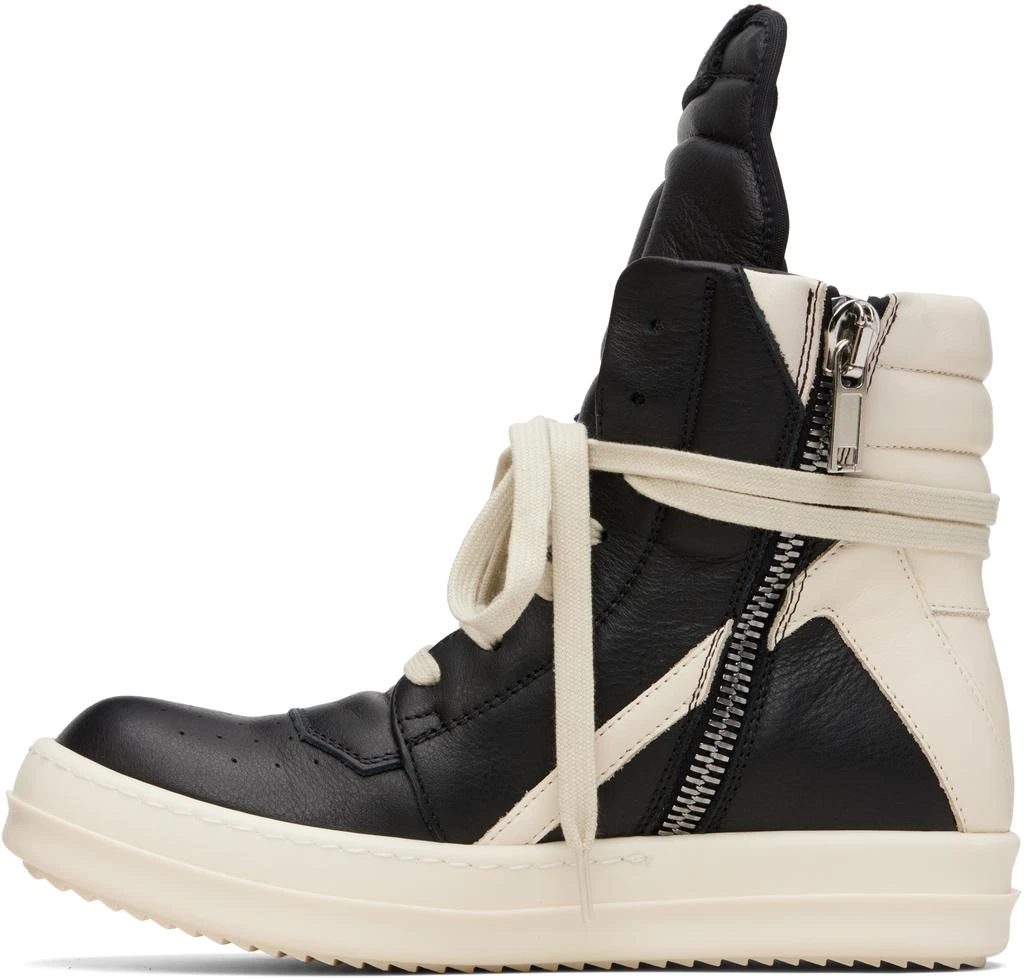 Rick Owens Black Concordians Geobasket Sneakers 3