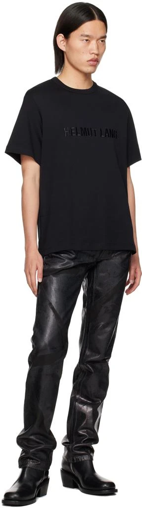 Helmut Lang Black Embroidered T-Shirt 4