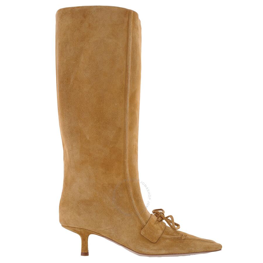 Burberry Knee-High Suede Storm Boots