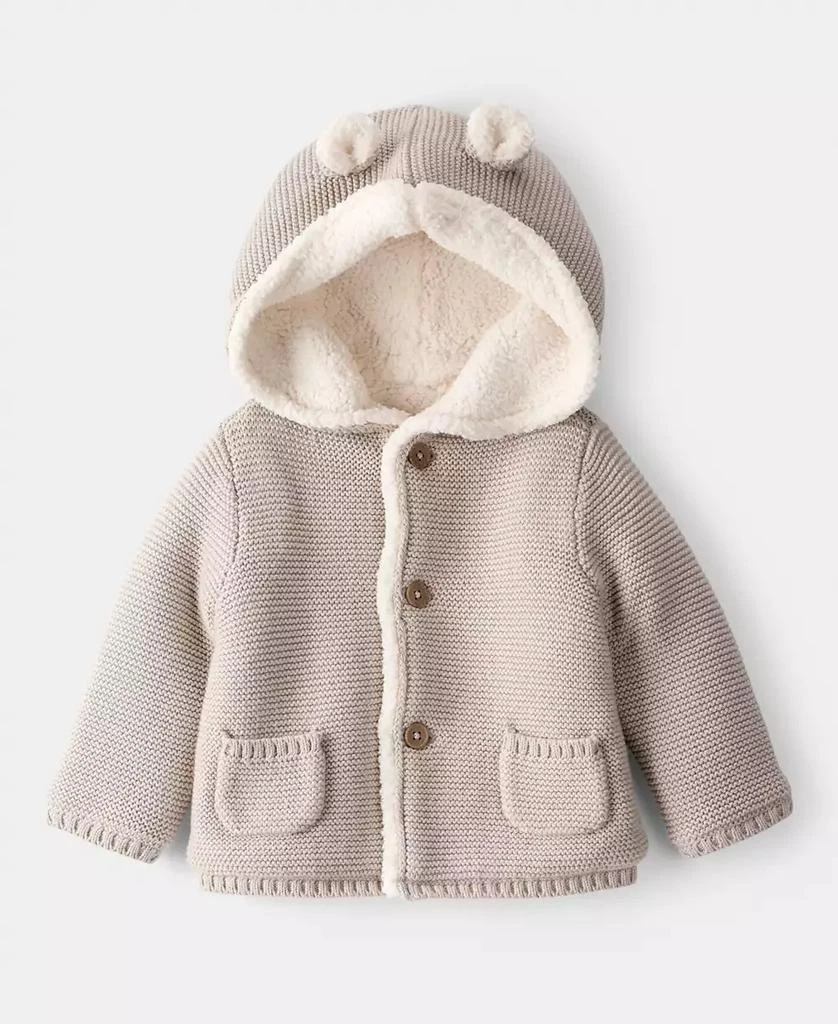 Carter
s Baby Boys
 or Baby Girls
 Sherpa-Lined Cardigan