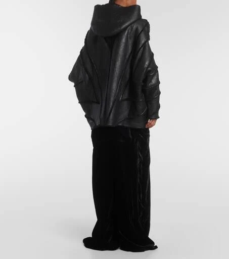 Rick Owens Reversible leather and shearling jacket 3