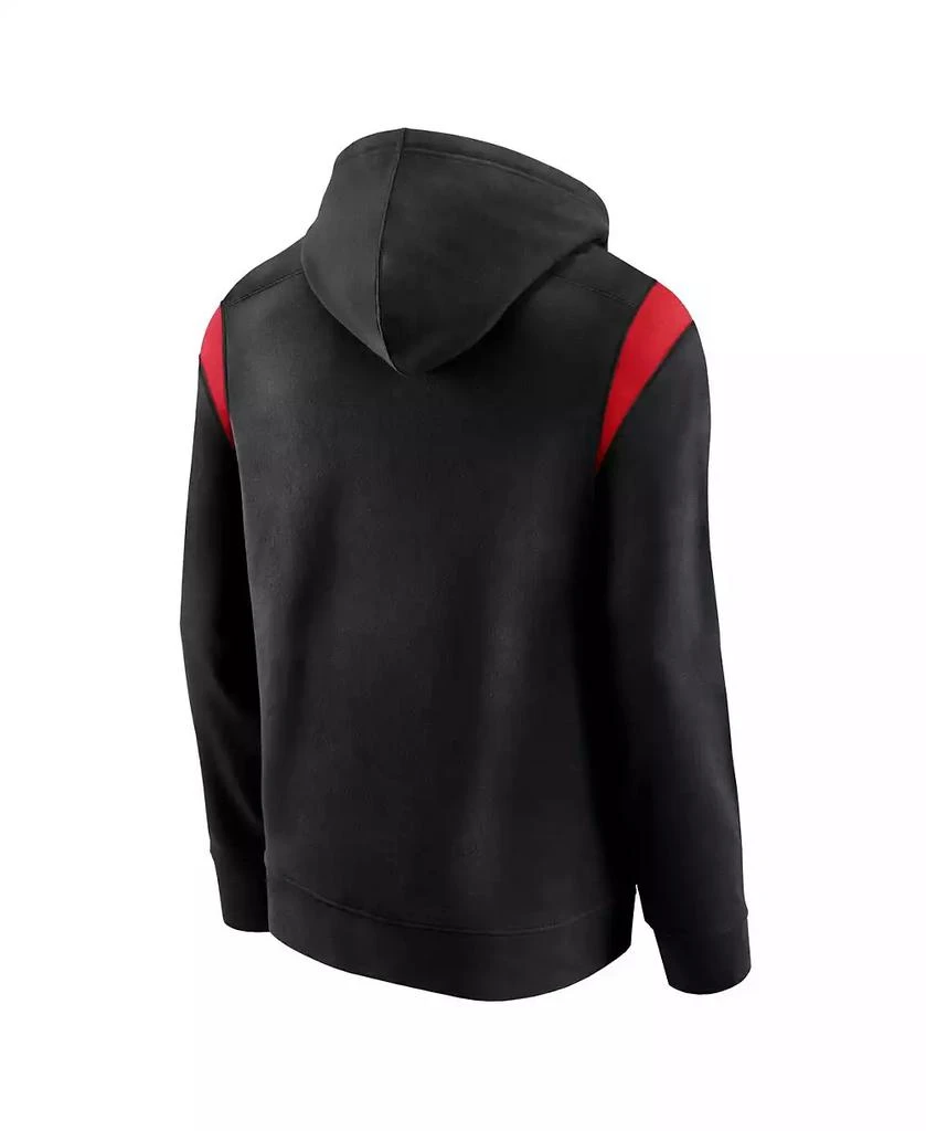 Fanatics Men's Black Texas Tech Red Raiders Gym Rat Pullover Hoodie 3