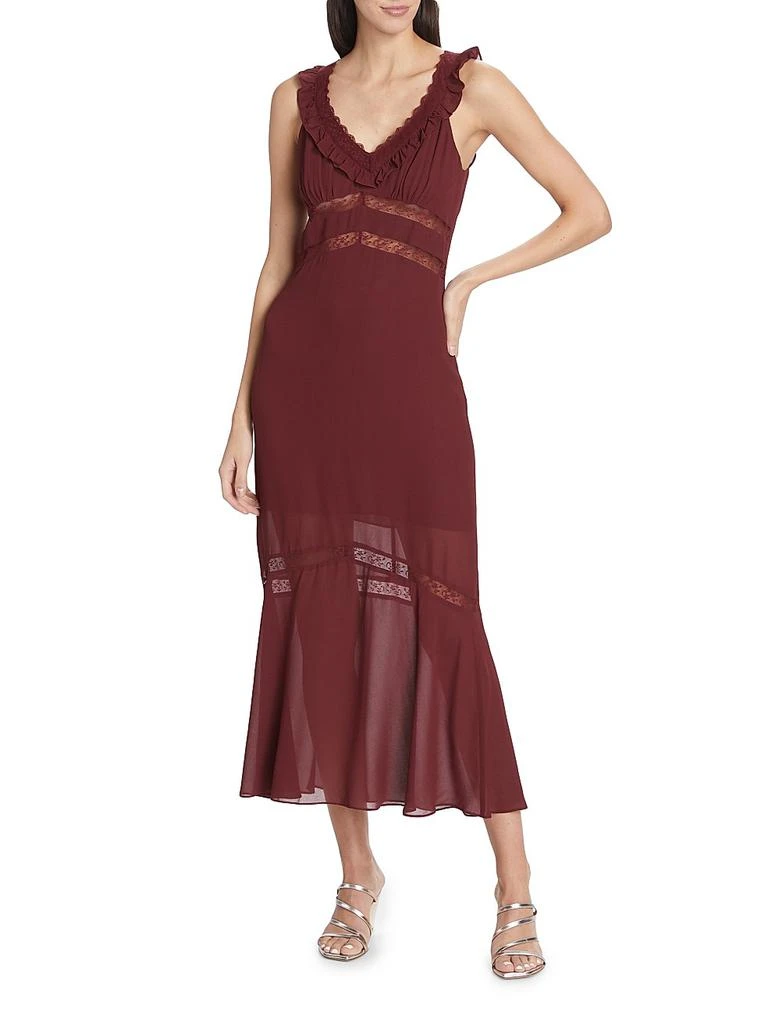 Reformation Purdie Lace Midi-Dress 2