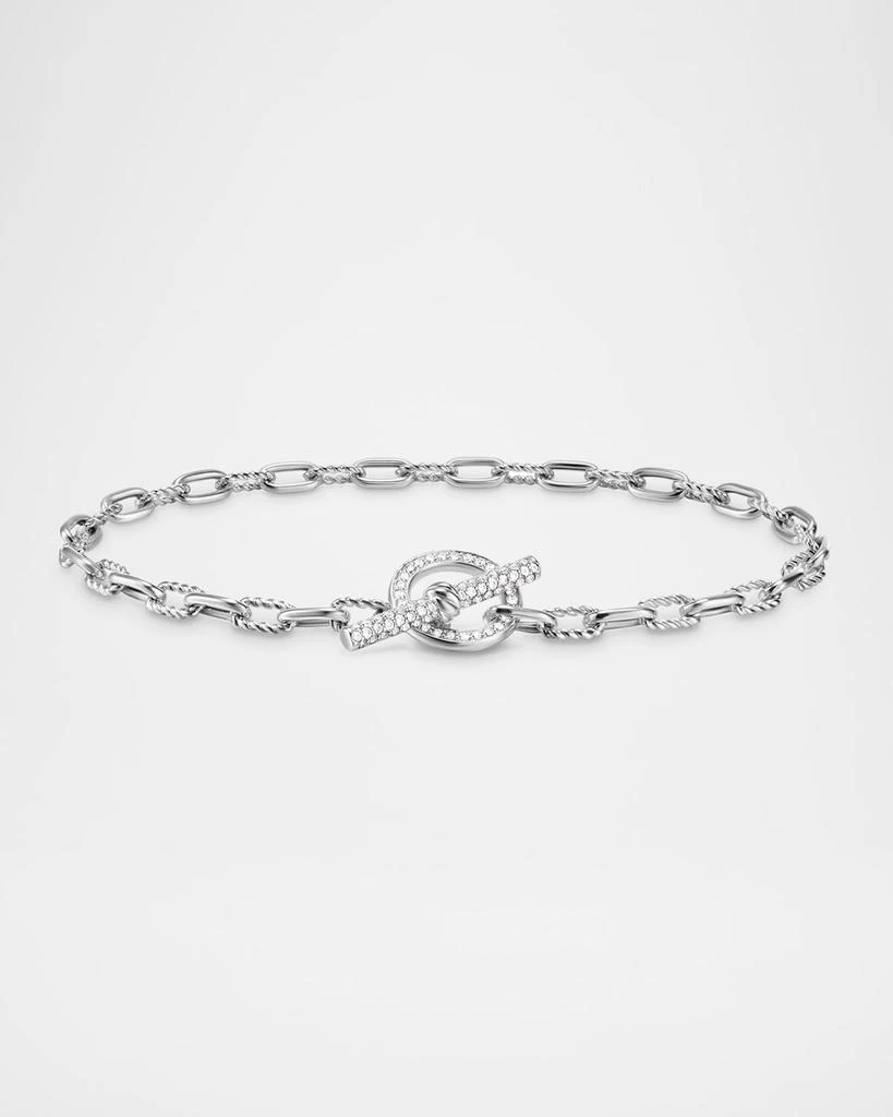 David Yurman 3mm DY Madison Toggle Bracelet in Silver 1