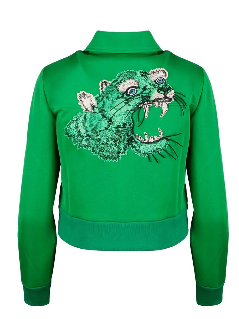 Gucci Gucci Tiger Embroidery Technical Jersey Jacket 2