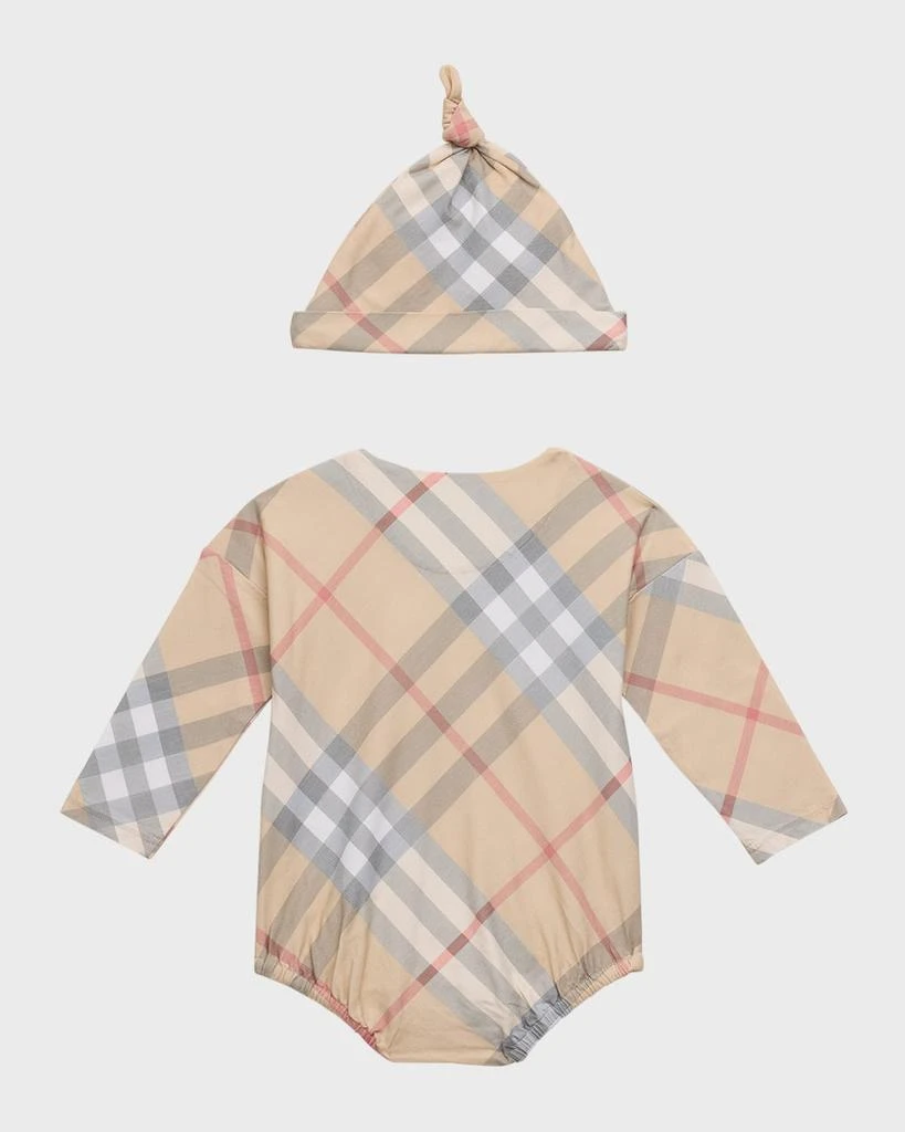 Burberry Kid's Dolby Check-Print Two-Piece Set, Size 3M-12M 2