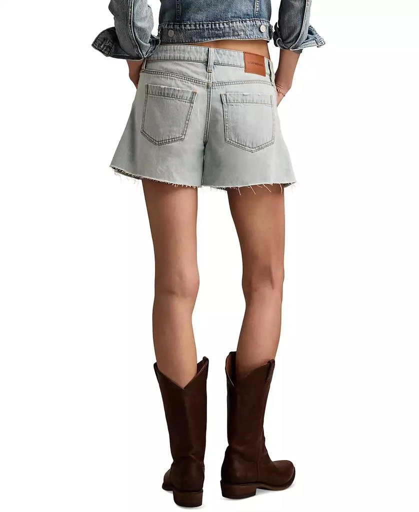 Lucky Brand Women's A-Line Flared Denim Shorts 4
