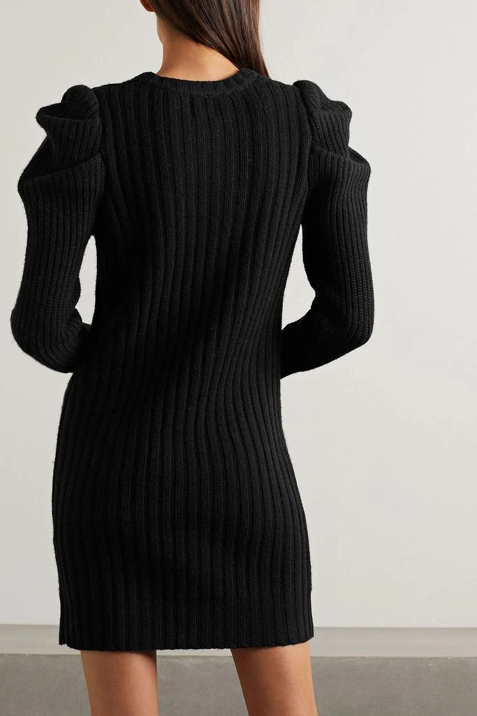 Madeleine Thompson Ottie cable-knit wool and cashmere-blend mini dress 3