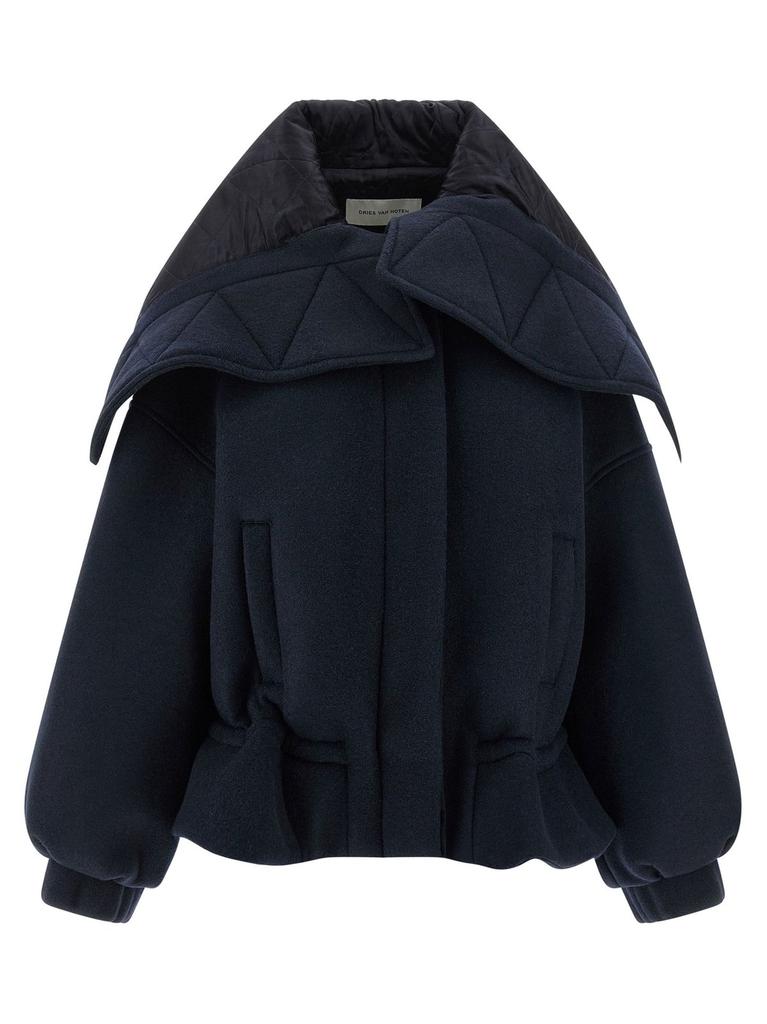 Shop Dries Van Noten Bonded Short Parka on Sale at BeyondStyle