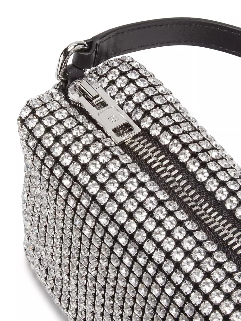 Alexander Wang Medium Heiress Rhinestone Mesh Pouch 6