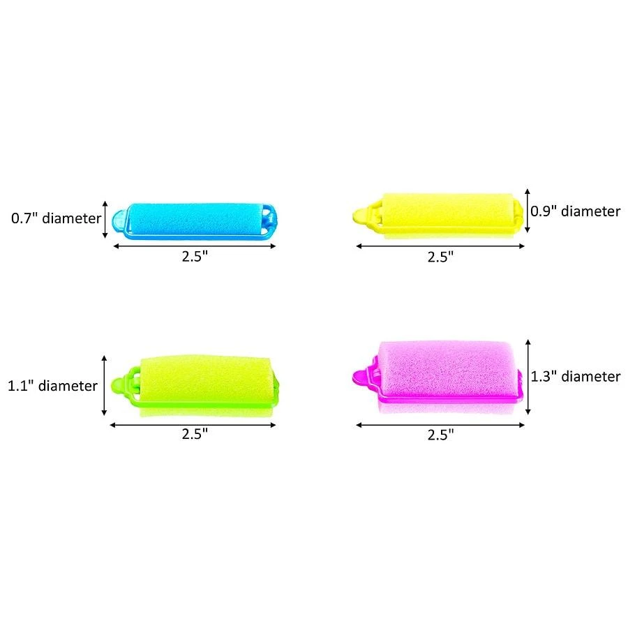 Conair Foam Self-Fastening Multi-Size Hair Rollers 5