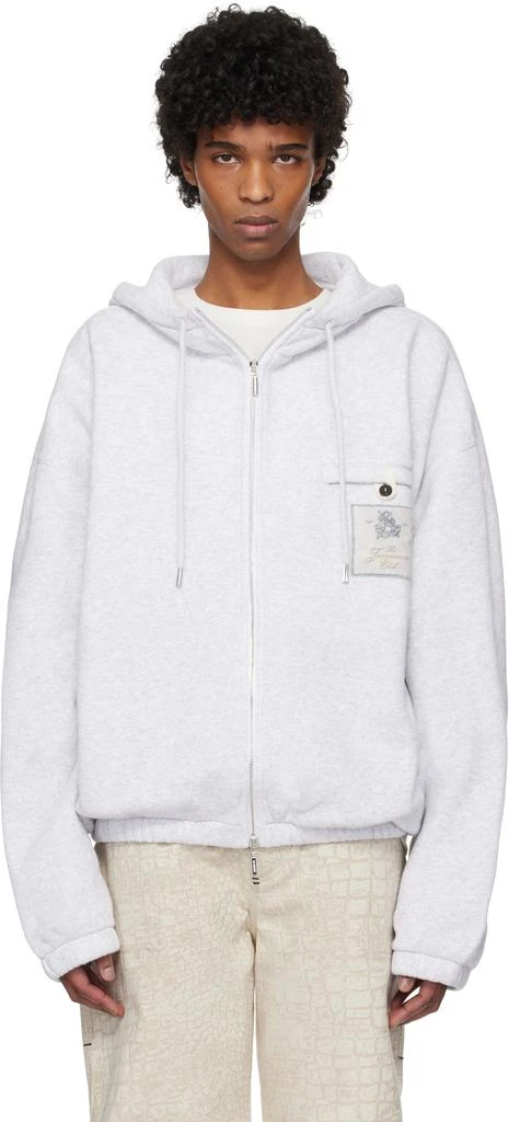 Jacquemus Gray 'The Torneo' Hoodie 1